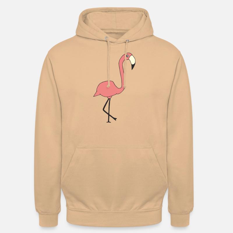 Flamingo - Unisex Hoodie - peach