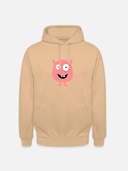 Monster - Unisex Hoodie - Pfirsich