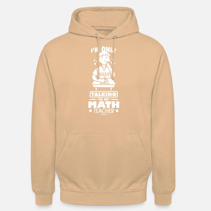 Math Mathematicians Math Teacher Gift - Unisex Hoodie - peach