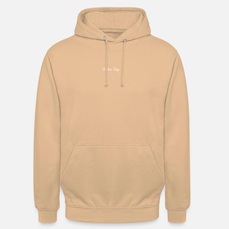 DYT Basic Design - Unisex Hoodie - Pfirsich