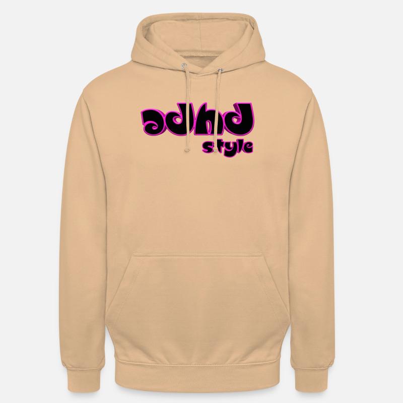 Adhd style - Unisex Hoodie - peach