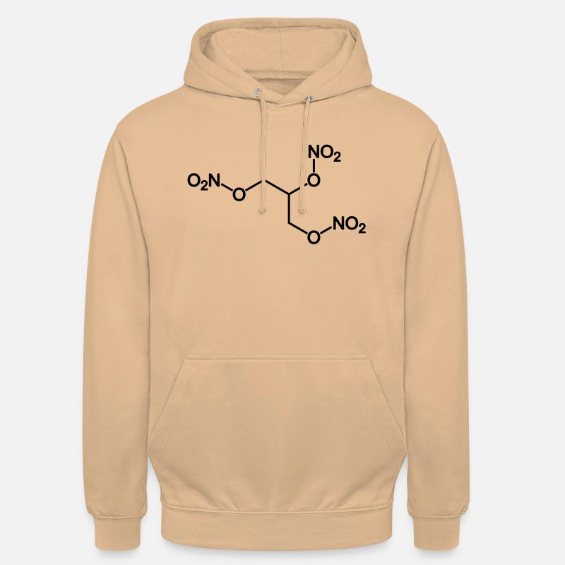 dynamite (nitroglycérine) - Sweat-shirt à capuche unisexe - pêche
