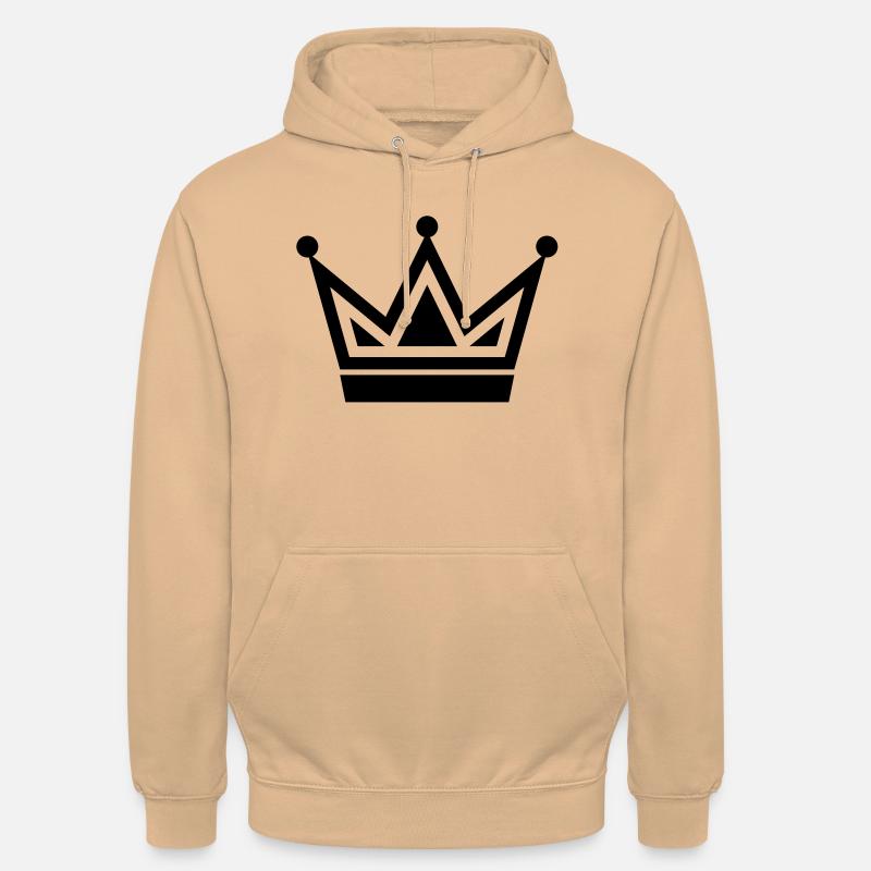 crown de - Unisex Hoodie - Pfirsich