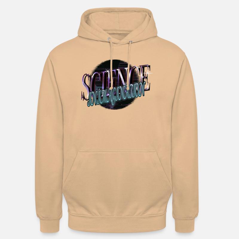 Expression créative Imagination Exploration - Sweat-shirt à capuche unisexe - pêche