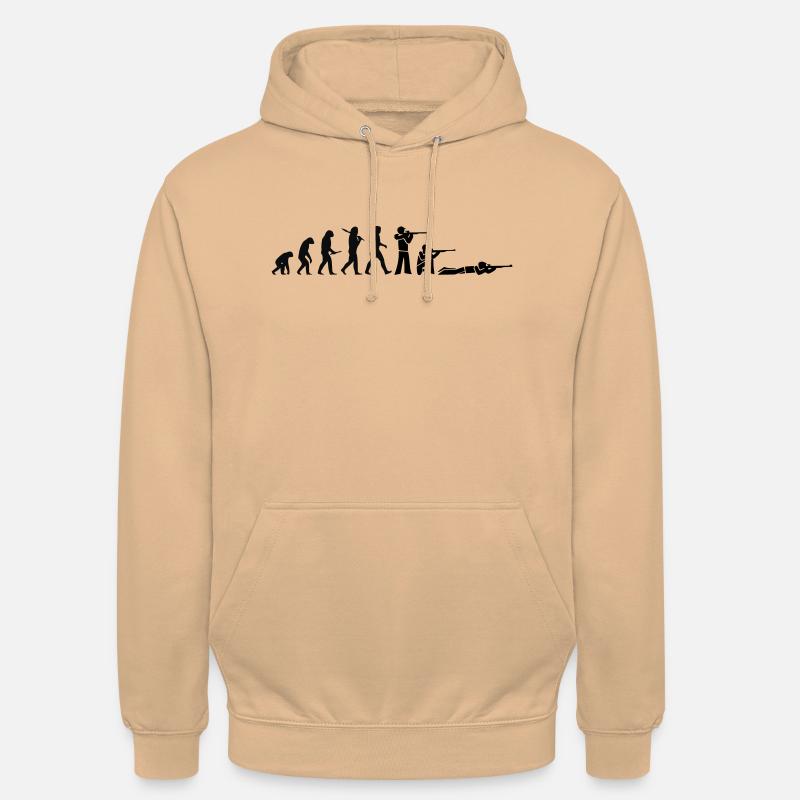 Evolution Shooting Complet - Sweat-shirt à capuche unisexe - pêche