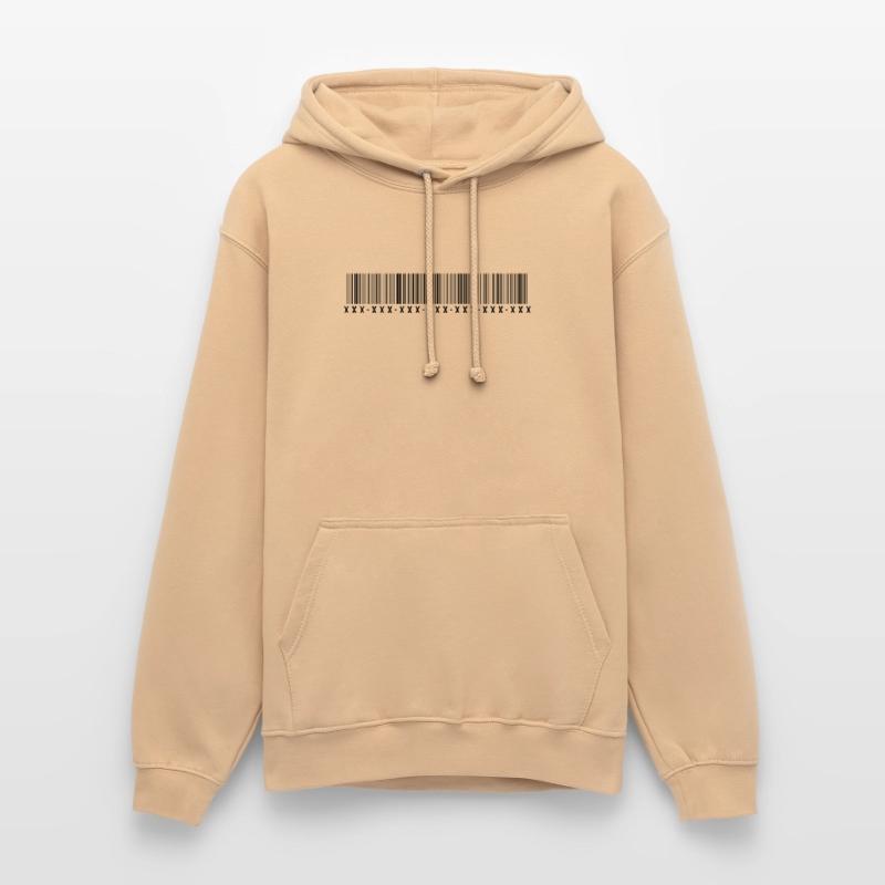 Barcode - Strichcode - Streifen - Codes Unisex Hoodie