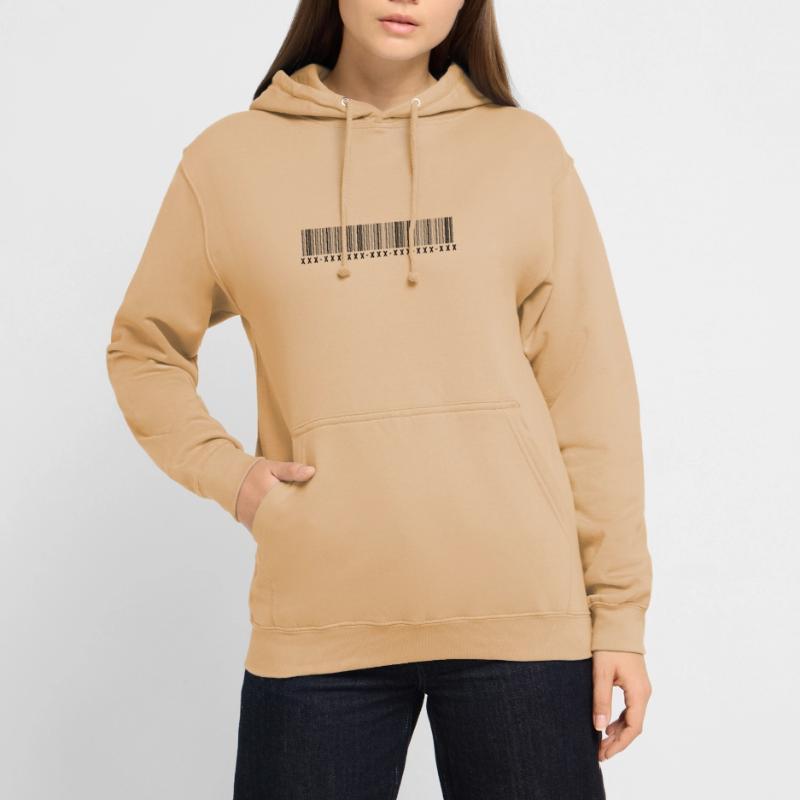 Barcode - Strichcode - Streifen - Codes Unisex Hoodie