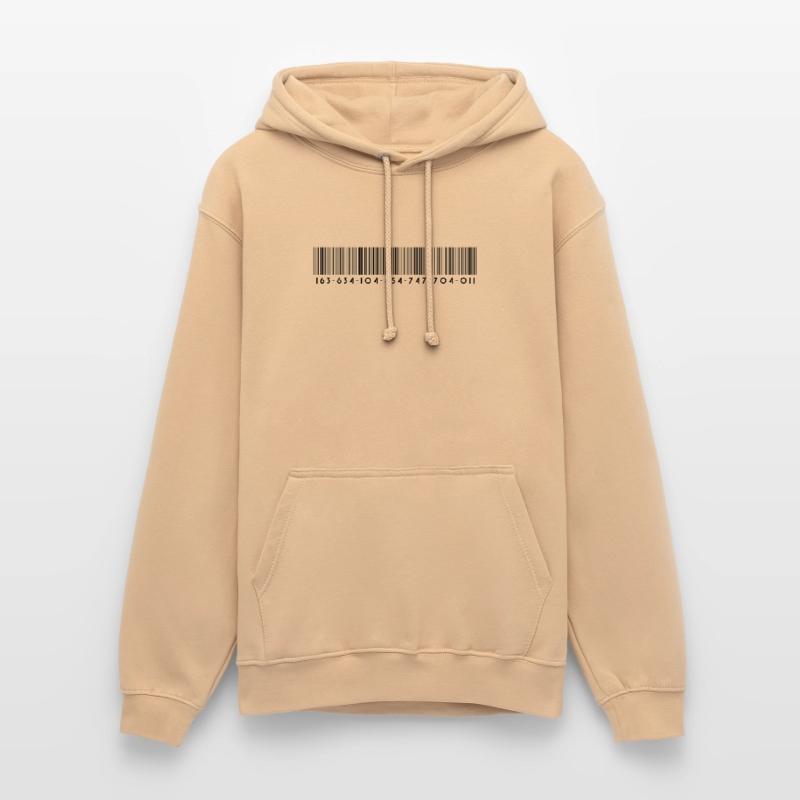 Barcode bar code strip codes Unisex Hoodie