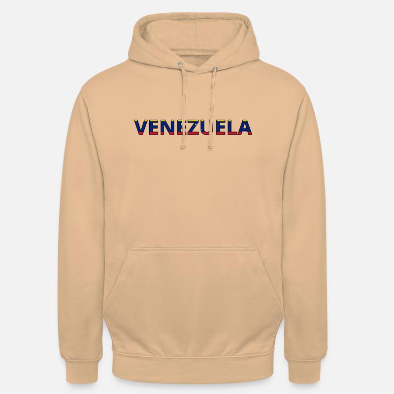 Drapeau Venezuela - Sweat-shirt à capuche unisexe - pêche