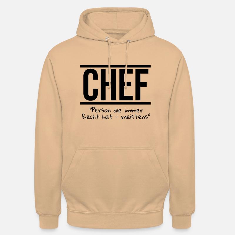 Chef - Unisex Hoodie - Pfirsich