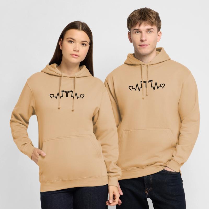 Herzfrequenz Buch Reader, Reader, Bücher Unisex Hoodie