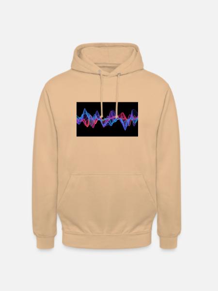 Waves Visuel - Unisex Hoodie - Pfirsich