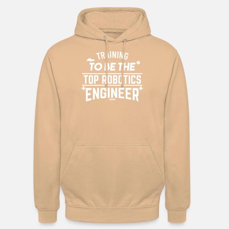 Roboter Kinder Robotics Nerd Computer - Unisex Hoodie - Pfirsich