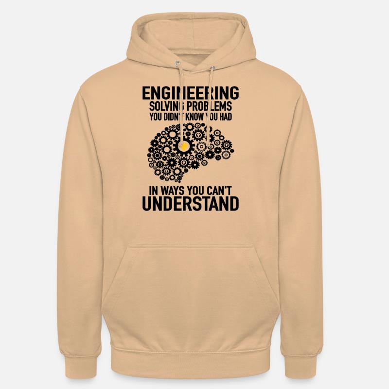 Engineer Engineering Engineer Gear Technician - Unisex Hoodie - peach