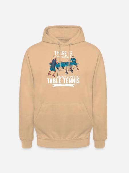 Ping-pong - Sweat-shirt à capuche unisexe - pêche