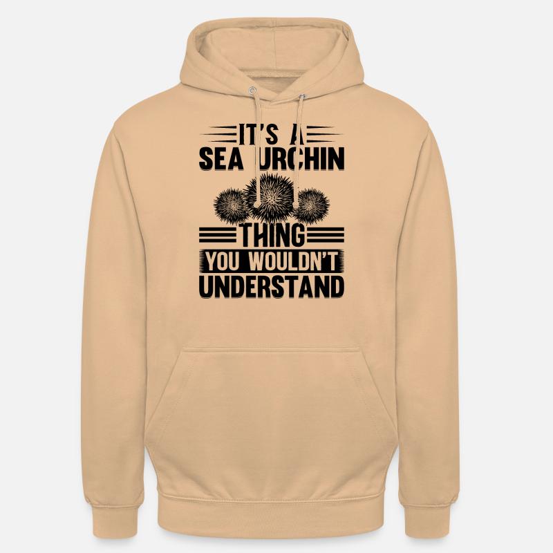 C’est une chose d’oursin que vous ne comprendriez pas Se - Sweat-shirt à capuche unisexe - pêche