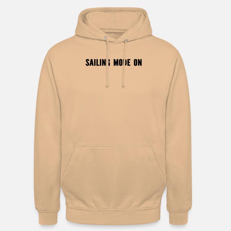 Mode navigation activé - Sweat-shirt à capuche unisexe - pêche