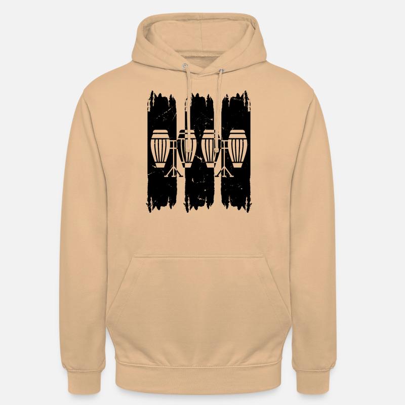 Congas Conga Instruments Conga Drums - Unisex Hoodie - peach