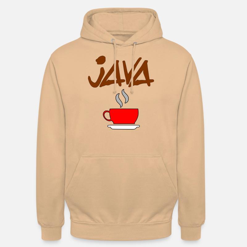 java coffee - Unisex Hoodie - peach