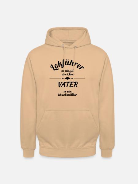 Lokführer - Unisex Hoodie - Pfirsich