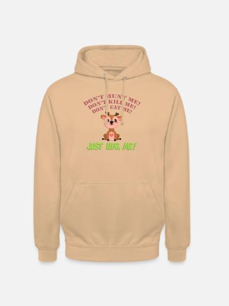 Don' t hunt me HD - Unisex Hoodie - Pfirsich