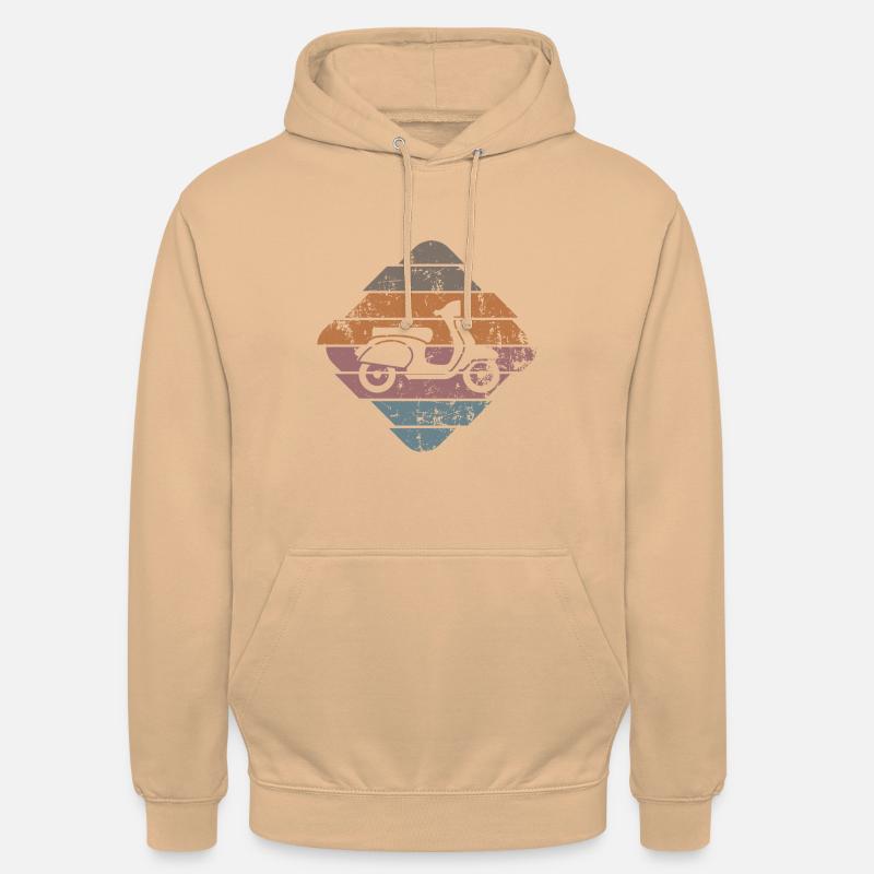 Moped - Sweat-shirt à capuche unisexe - pêche