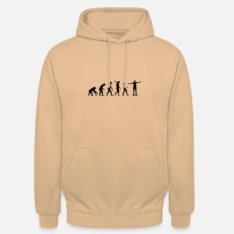 Hoverboard Evolution - Sweat-shirt à capuche unisexe - pêche