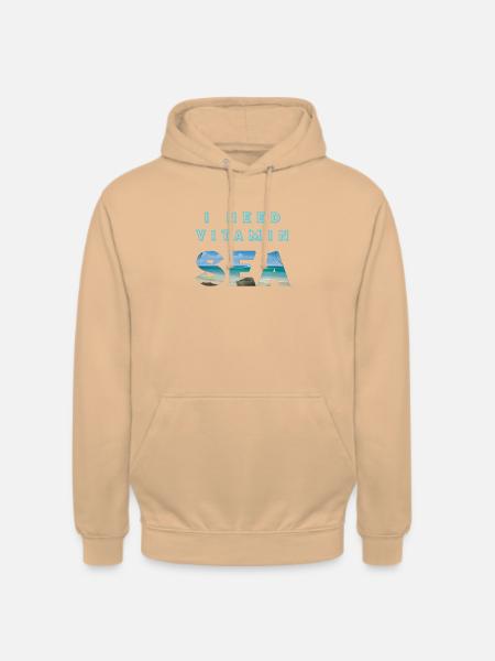 I Need Vitamin SEA - Unisex Hoodie - Pfirsich