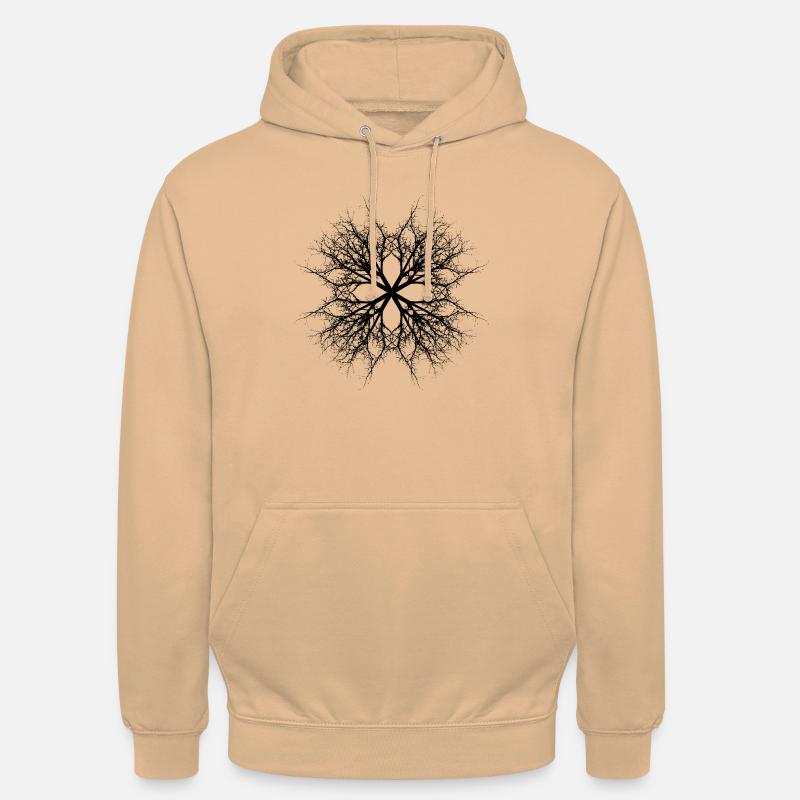 Au plus profond de la forêt - Sweat-shirt à capuche unisexe - pêche