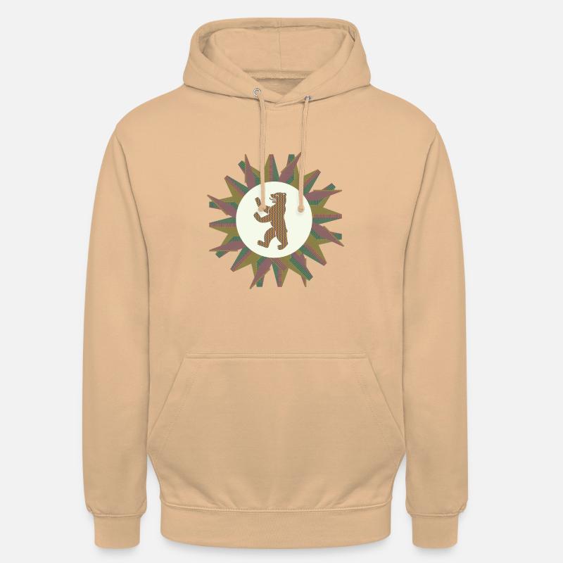 Fierté de Berlin - Sweat-shirt à capuche unisexe - pêche