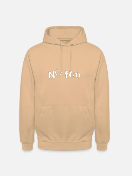 Pas de plaisir - Sweat-shirt à capuche unisexe - pêche
