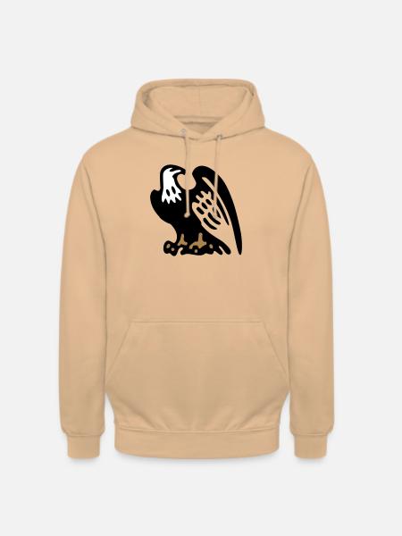 eagle aquila2 - Unisex Hoodie - peach