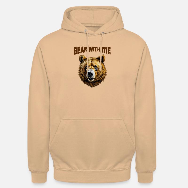 Supporte-moi - Sweat-shirt à capuche unisexe - pêche