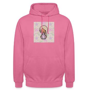 Courtneyoneillart Youtube Avatar - Unisex Hoodie - Pink - Vorne - Alina (178cm) & Michal (187cm)