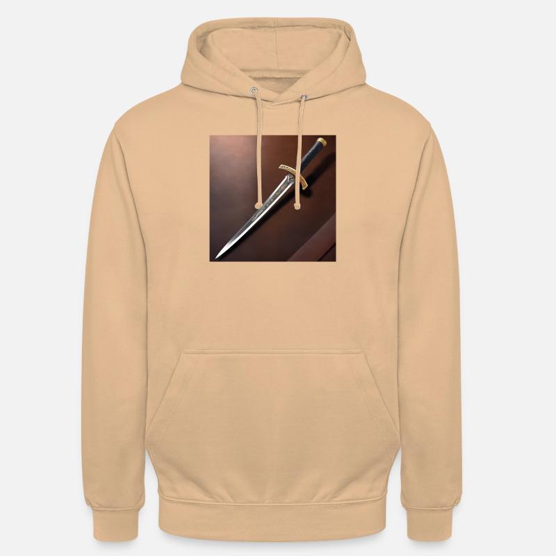 Conception d’affiche Sabre Samouraï - Sweat-shirt à capuche unisexe - pêche