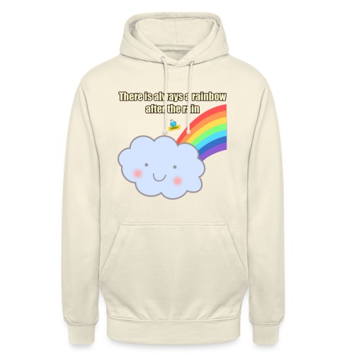 Bubbly! Rainbow - Felpa con cappuccio unisex