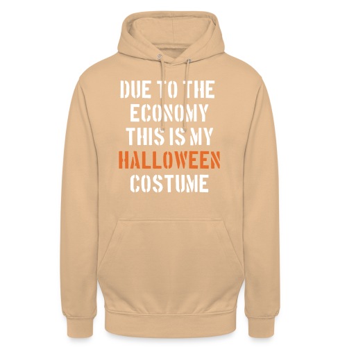 Taloudesta johtuen tää on mun Halloweenasu - Huppari ”unisex”