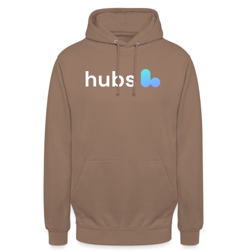 Hubs Logo White - Unisex Hoodie