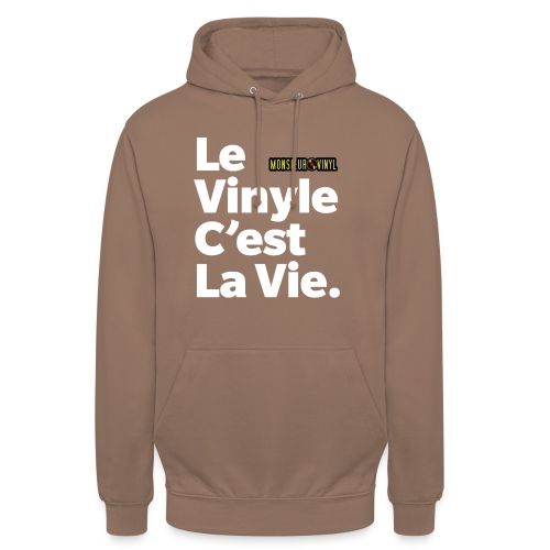 Le Vinyle C'est La Vie - Sweat-shirt à capuche unisexe