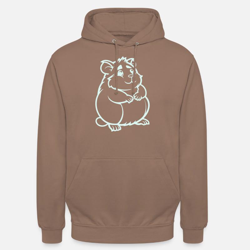 hamster comic tier - Unisex Hoodie - Mokka