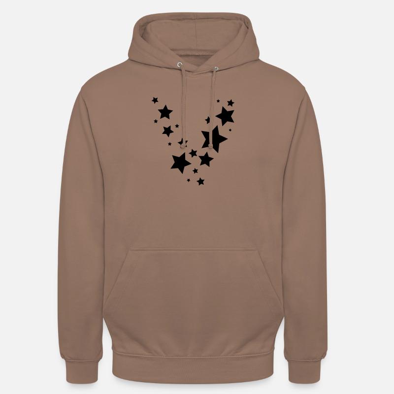 Sterneregen - Unisex Hoodie - Mokka