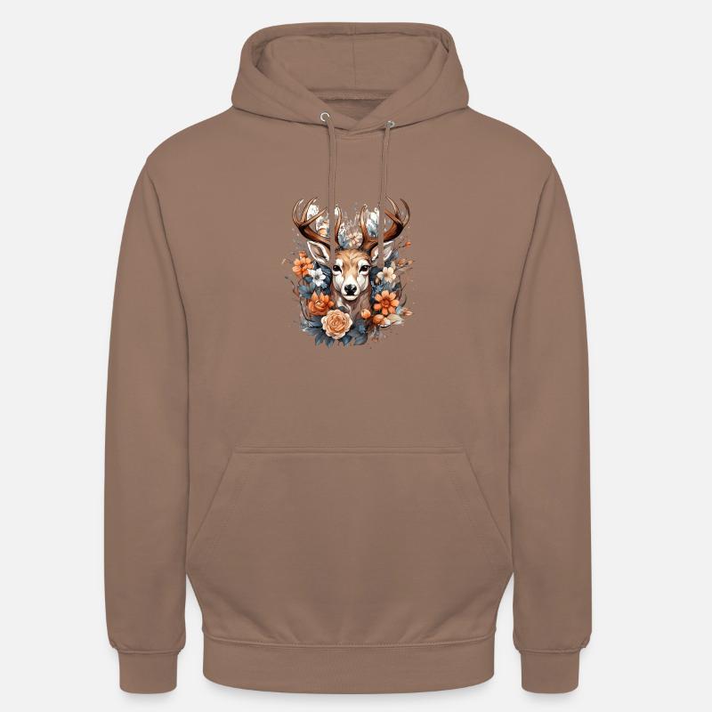 Replacement dirndl deer antlers deer - Unisex Hoodie - mocha