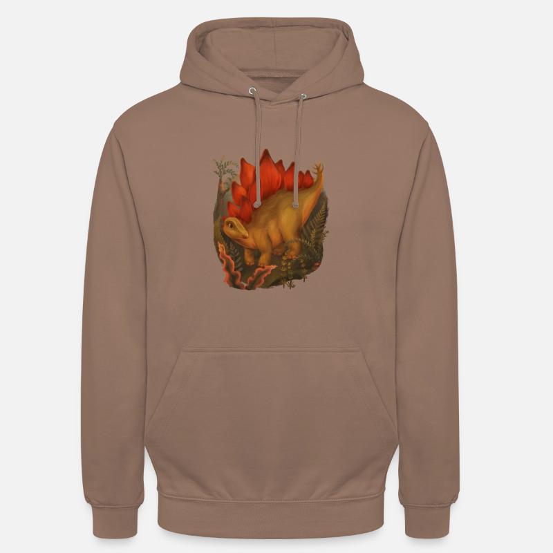 Stegosaurus - Unisex Hoodie - mocha