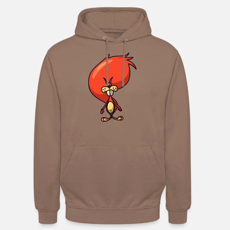 Comic Eichhörnchen - Unisex Hoodie - Mokka