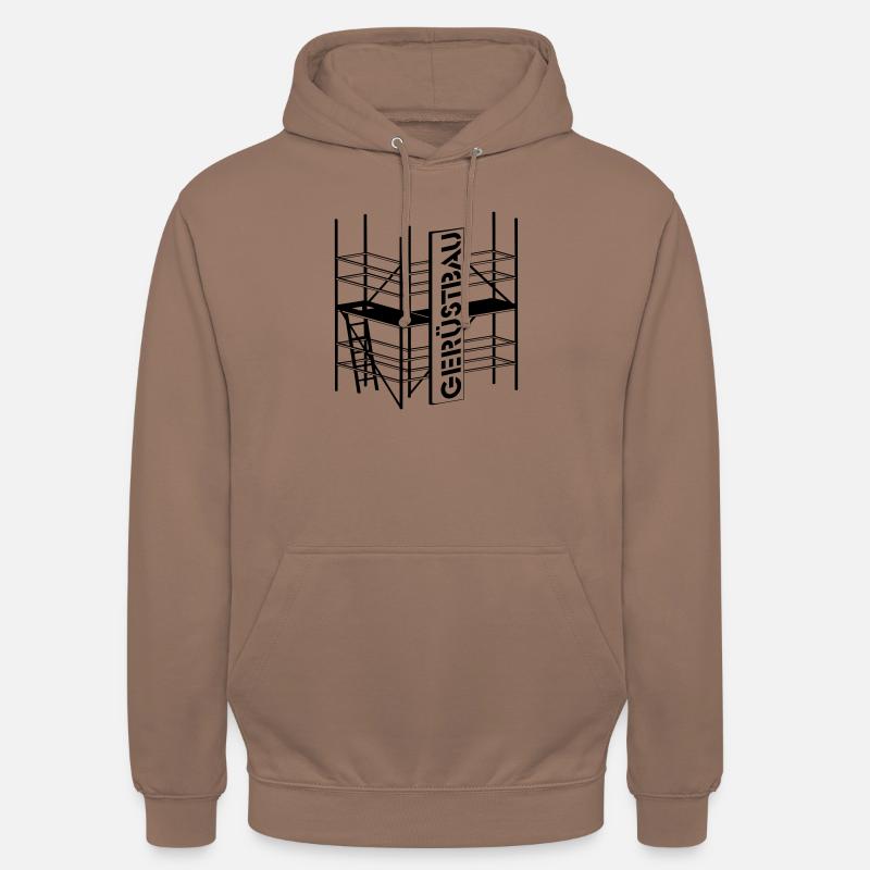 Berufesymbol Gerüstbauer - Unisex Hoodie - Mokka