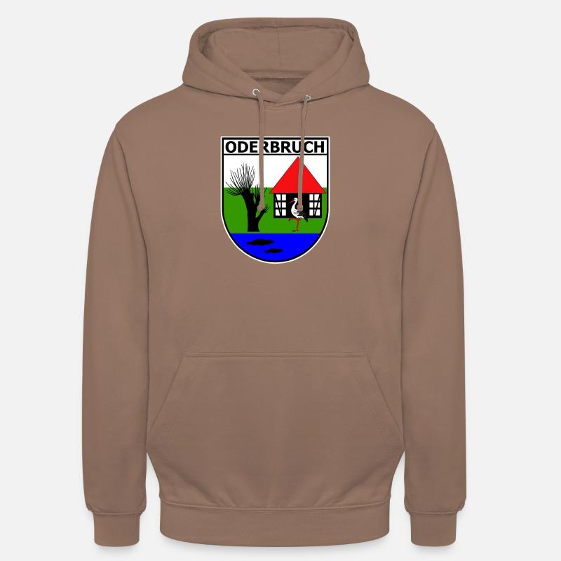 Oderbruch Wappen - Unisex Hoodie - Mokka