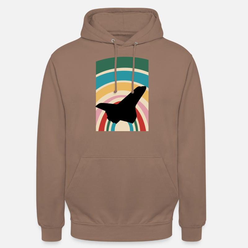 Dépliants sur l’aérospatiale - Sweat-shirt à capuche unisexe - moka