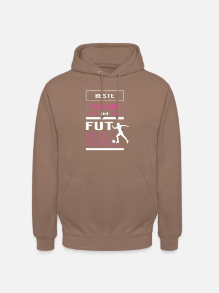 Beste Futsal Trainerin Futsaltrainerin Spiel - Unisex Hoodie - Mokka