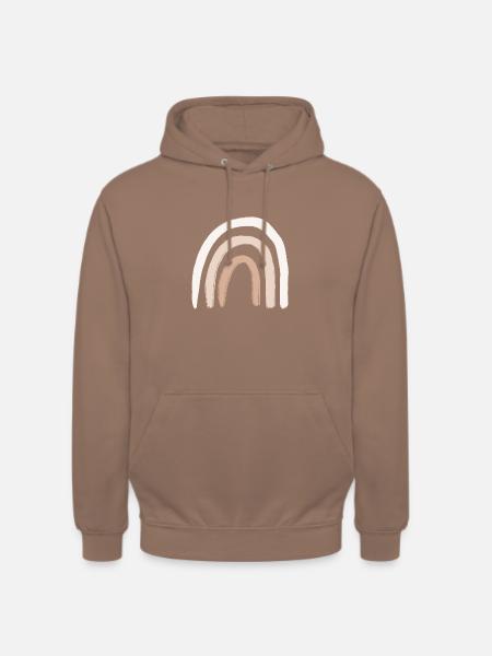 Boho Rainbow #BohoKollektion - Unisex Hoodie - mocha