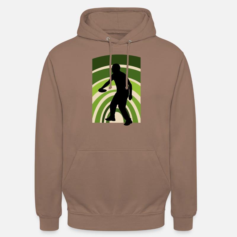 Frisbee Disc Golfer - Sweat-shirt à capuche unisexe - moka